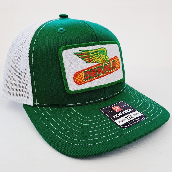 Dekalb Richardson 112 Trucker Cap Hat Mesh Snapback Textured Patch - Picture 3 of 4